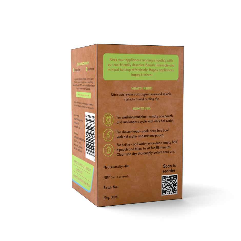 Koparo Multi-Use Appliance Descaler Powder - Sachets