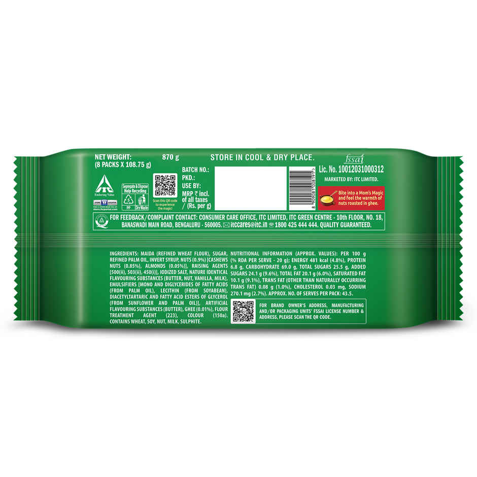 Cashew & Almond Biscuits by Sunfeast Mom's Magic