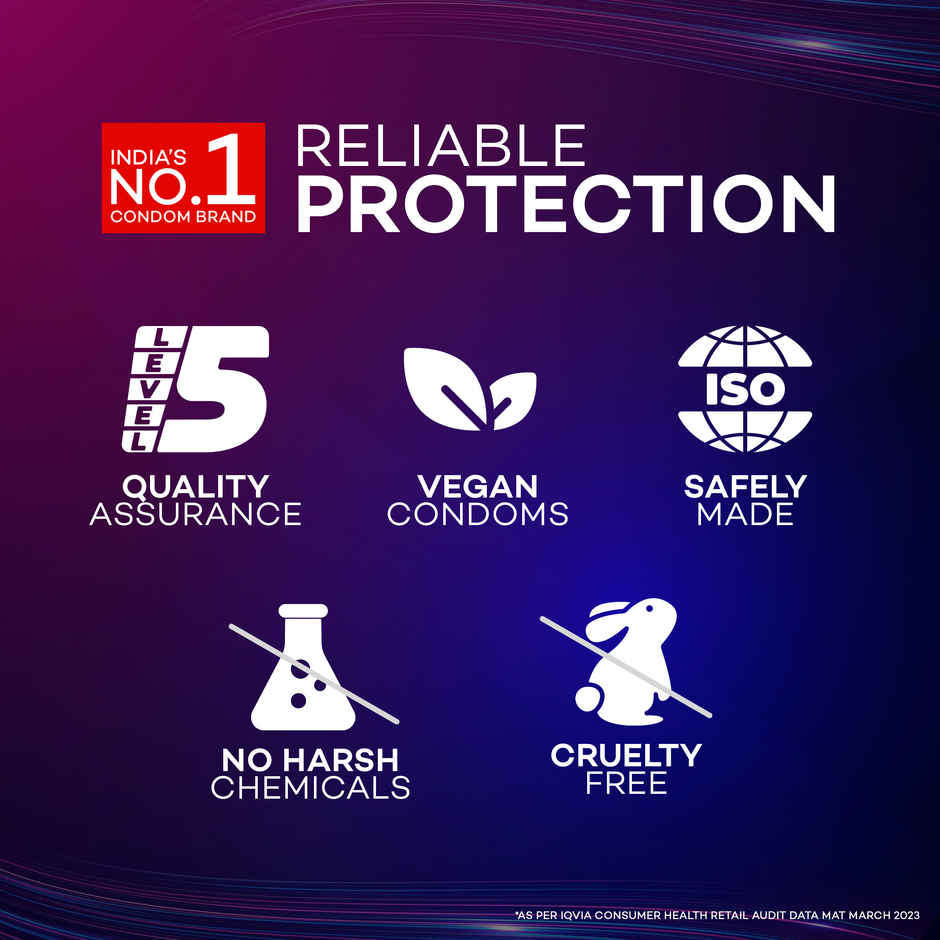 Manforce 3 in 1 Condoms Combo Pack, Assorted Flavours (Chocolate, Strawberry, Black Grapes, Mint & Melon Flavoured Condoms)