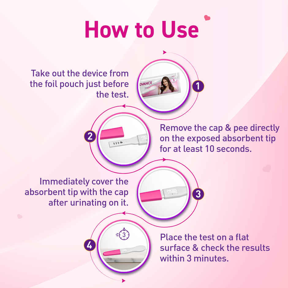 Prega News Advance Rapid Single-Step Pregnancy Test