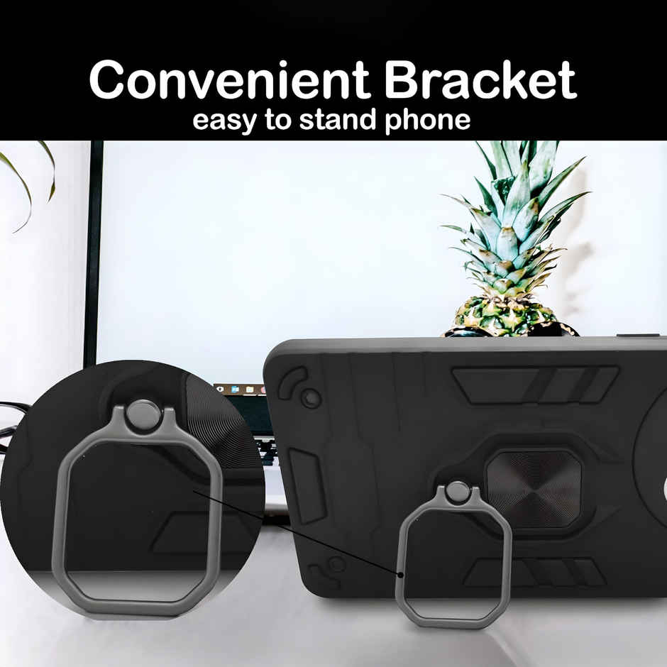 Artistque Case for Iqoo Z9x 5g Back Cover - Ring Stand Armor Cover