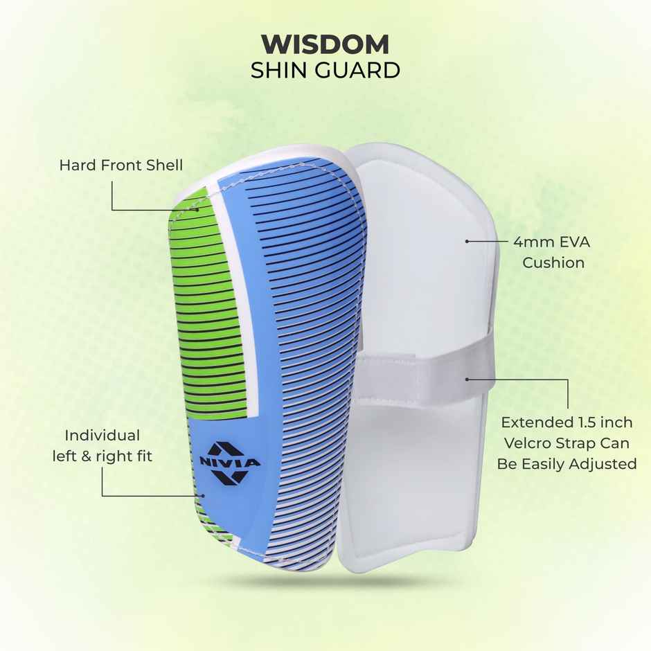 Nivia Wisdom-2018 Shinguard Small - White