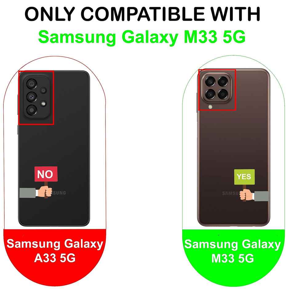 Artistque Case for Samsung M33 5g Back Cover - Plain Liquid Silicone Cover