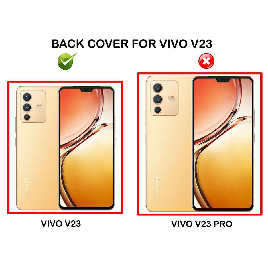 Artistque Case For Vivo V23 5G Back Cover - Plain Liquid Silicone Cover