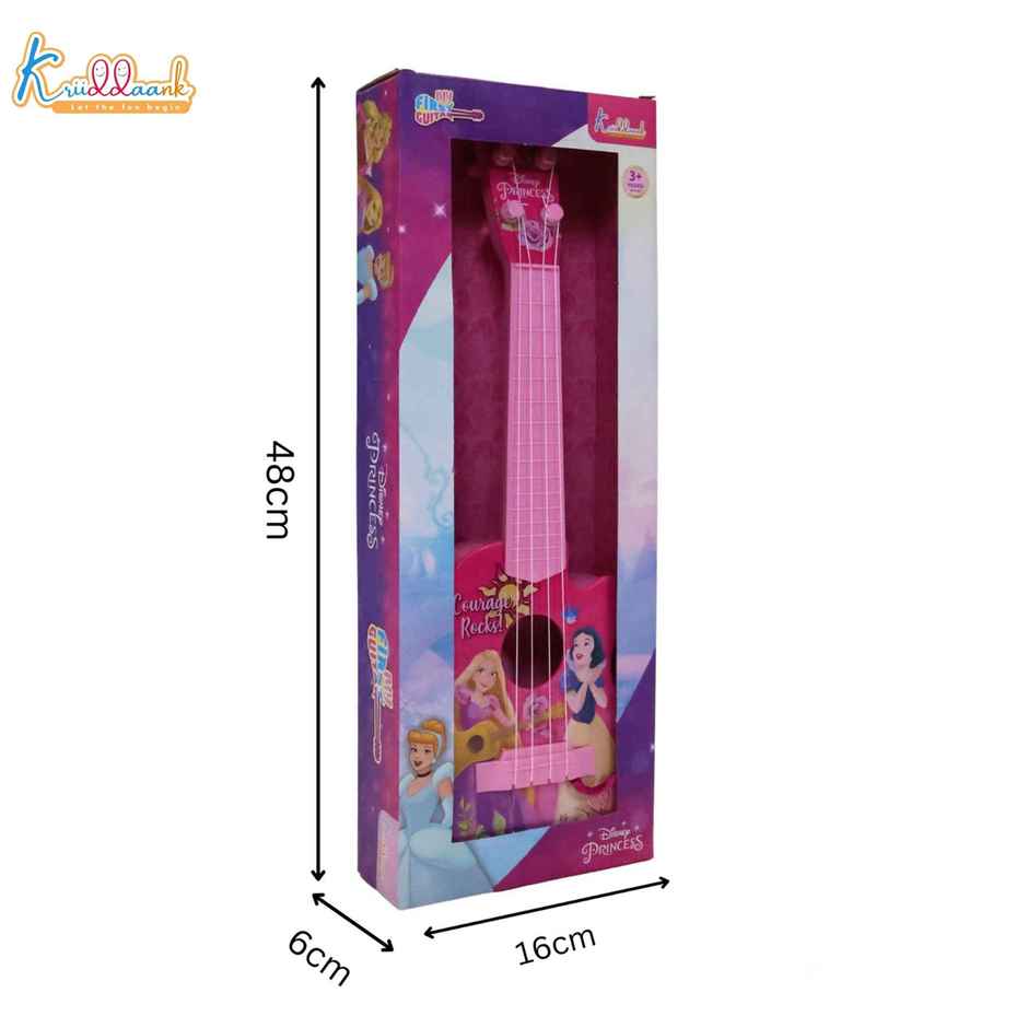 Kriiddaank Disney Princess My First Guitar, 4 Strings - 19 Inch:48 cm, Perfect for Beginners