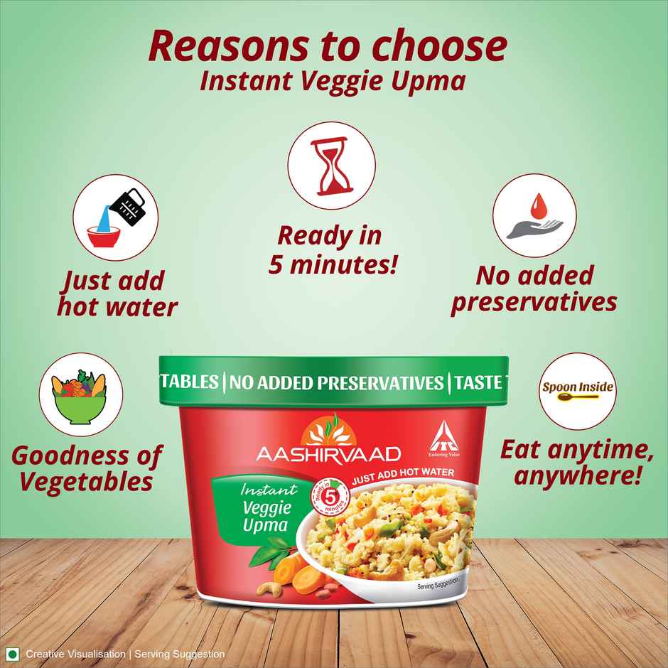 Aashirvaad Instant Veggie Upma