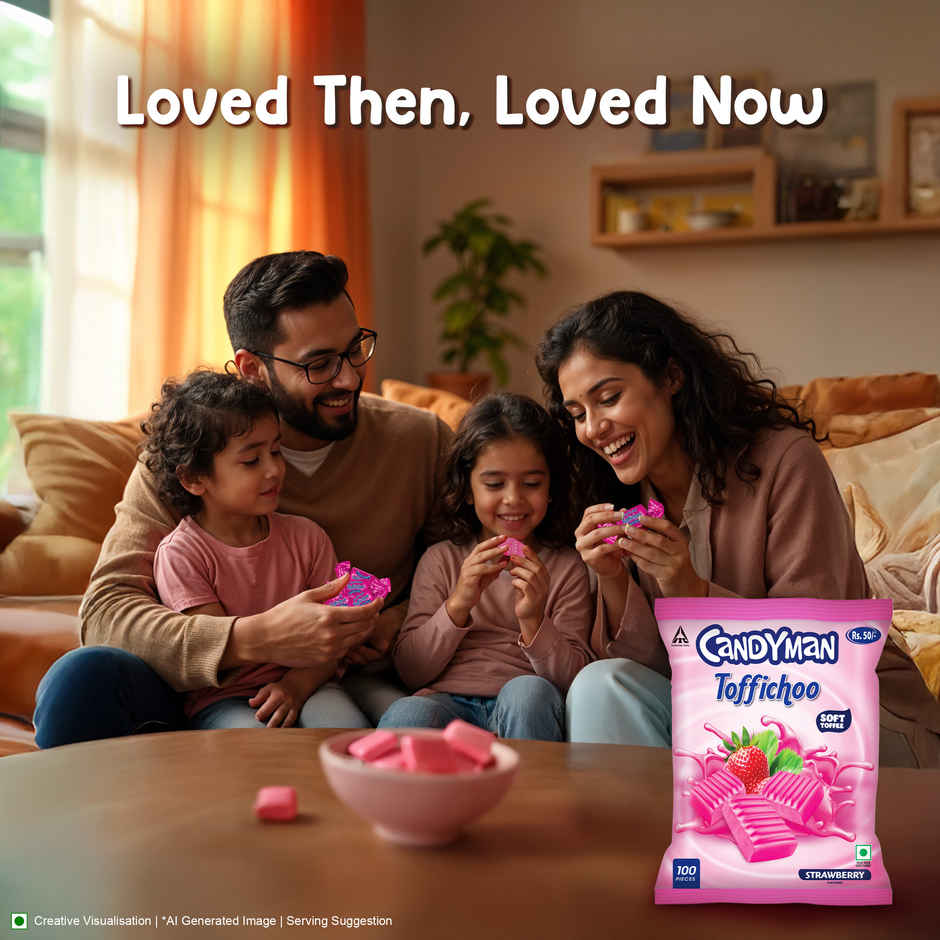 Candyman Toffichoo Juicy Strawberry Toffee