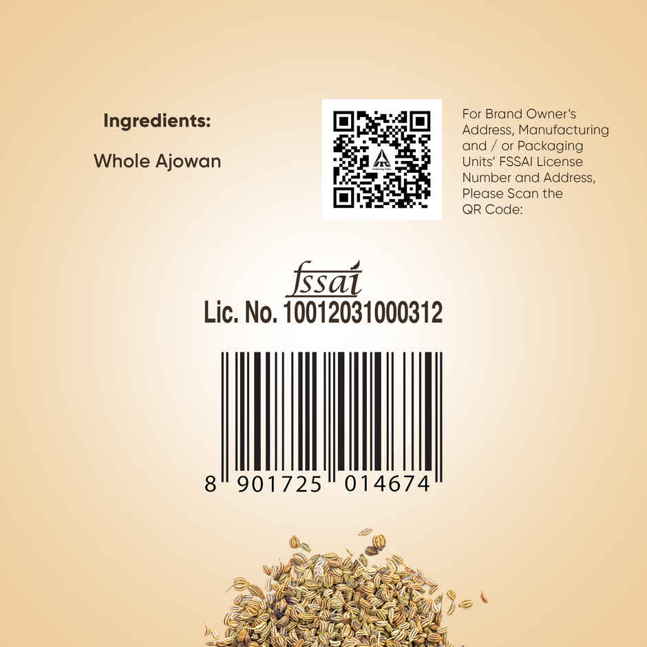 Aashirvaad Pure Whole Ajwain Seeds