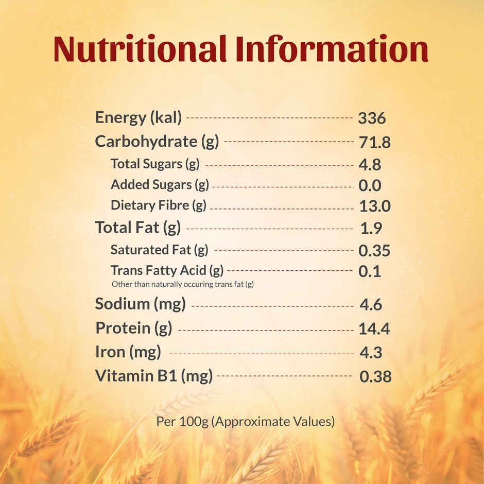 Aashirvaad High Fibre Atta with Multigrains | 3 Rotis fulfil 35% Daily Fibre