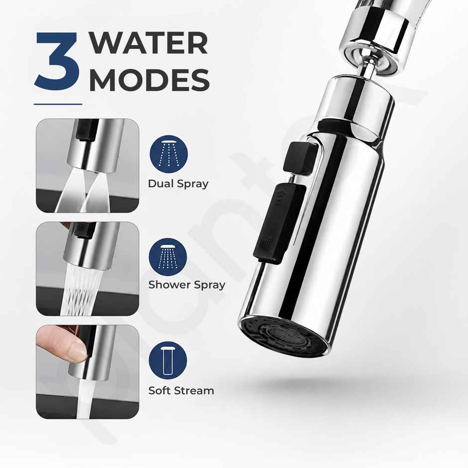 Plantex Faucet Aerator | Acrylonitrile Butadiene Styrene | Chrome