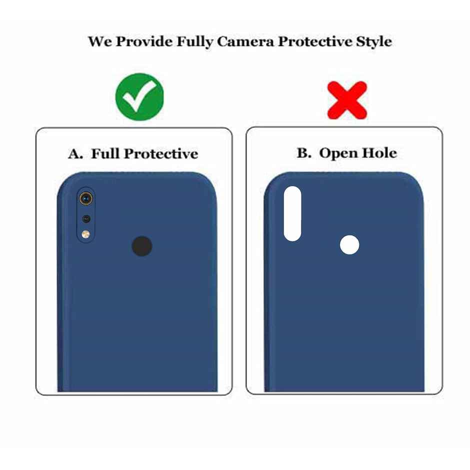 Artistque Case for Realme 3i / Realme 3 Back Case - Plain Liquid Silicone Cover