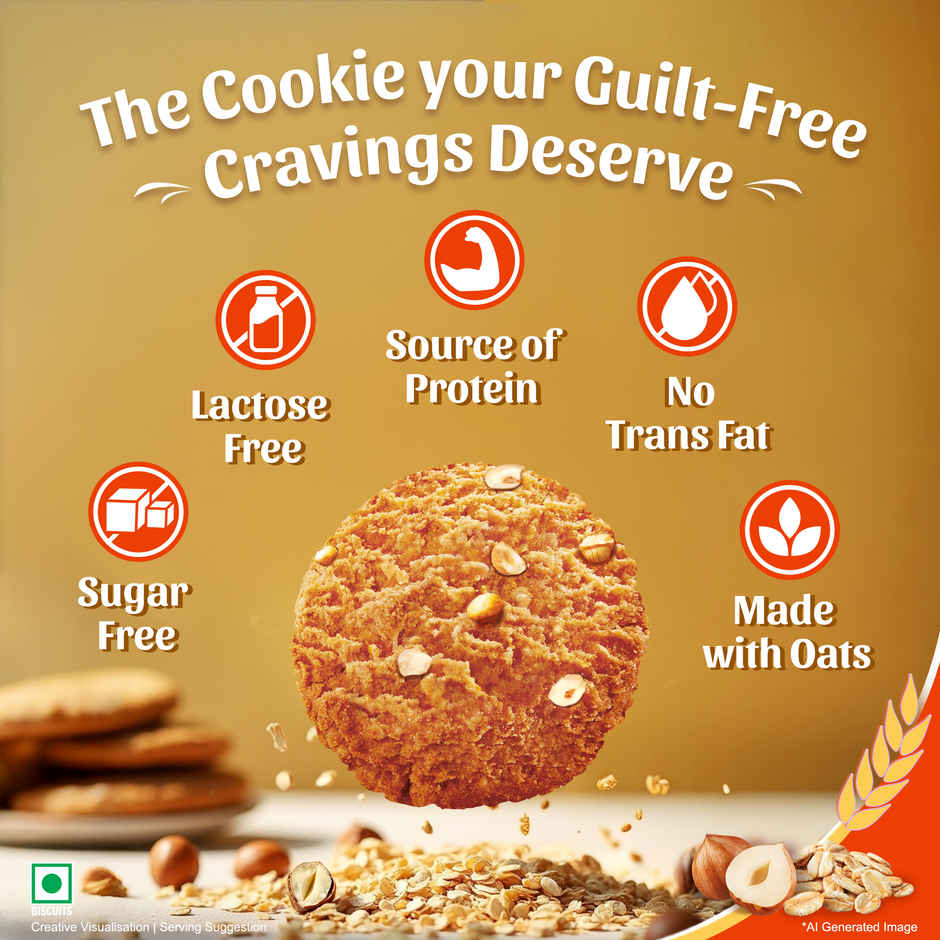 Sunfeast Farmlite Sugar Free Hazelnut & Oat