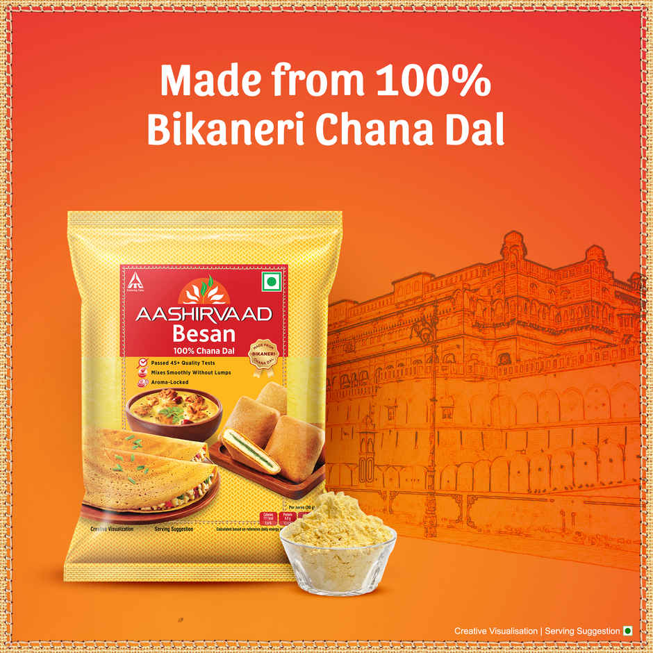 Aashirvaad Besan, Made from Authentic Bikaneri Chana Dal