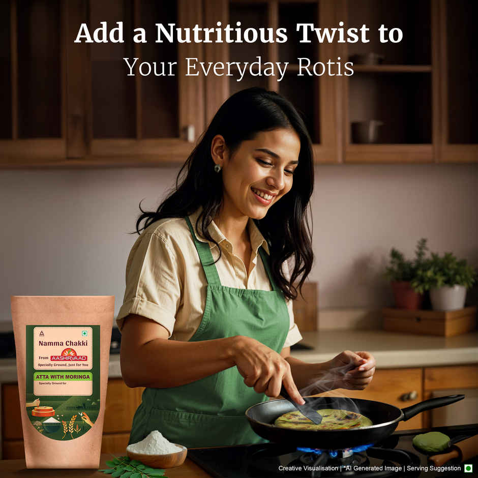 Namma Chakki Moringa Atta By Aashirvaad, 1kg