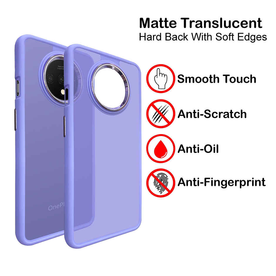 Artistque Case for Oneplus 7t Back Cover - colored Frosted Stylish Case