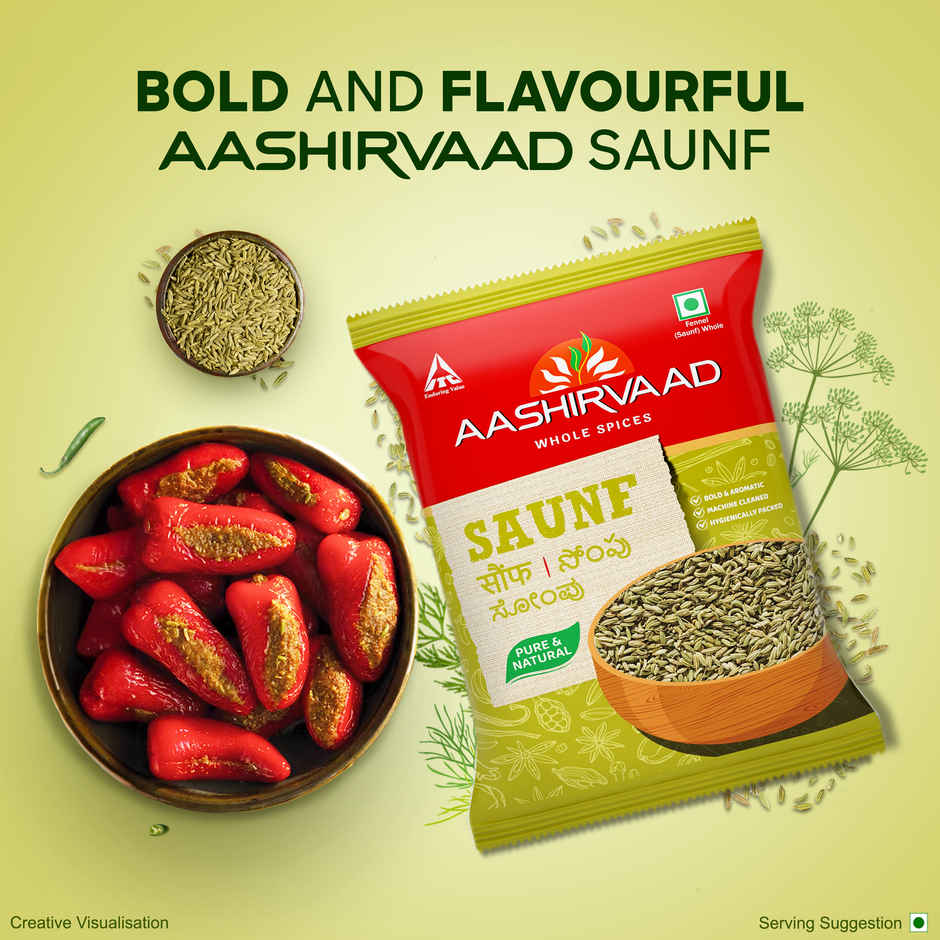 Aashirvaad Saunf/Fennel Seeds | Whole