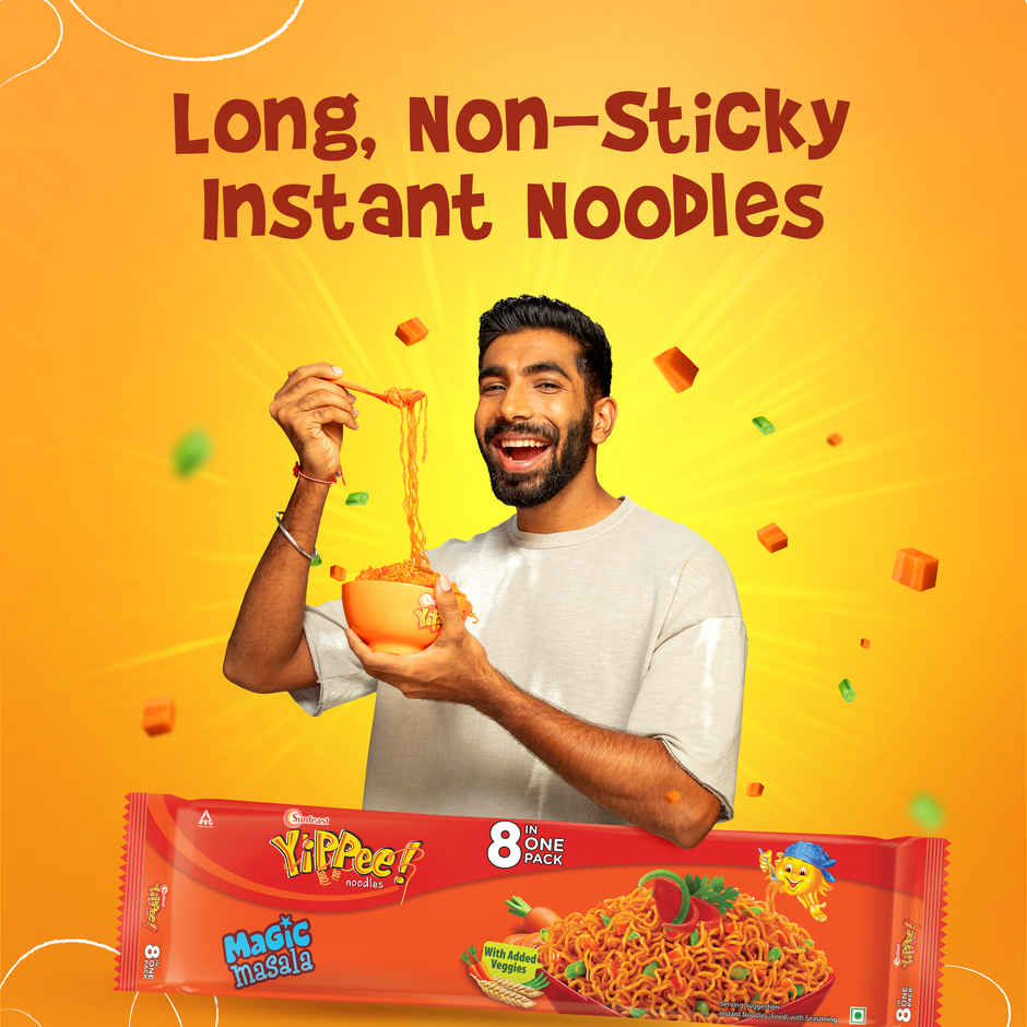 YiPPee! Magic Masala Noodles with Added Veggies - The Better Noodles
