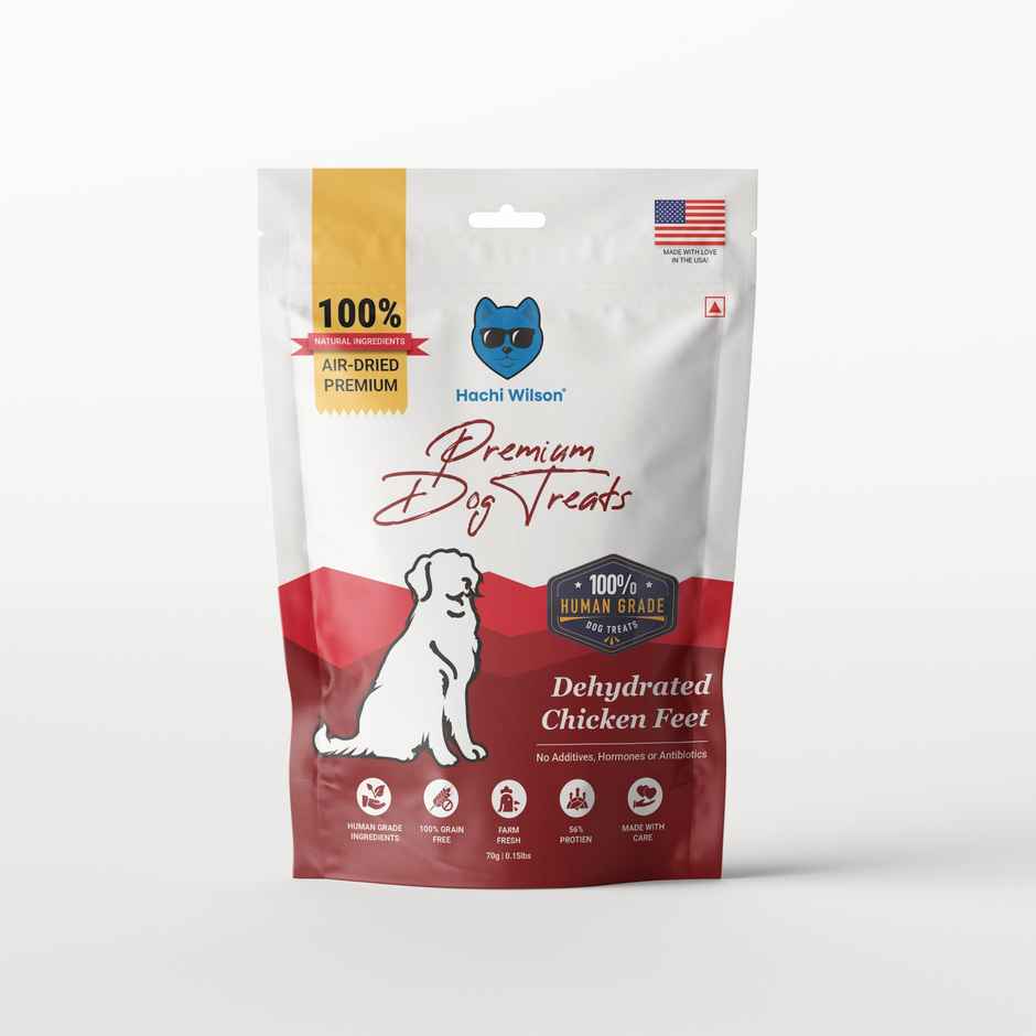Hachi Wilson Premium Dog Treat Dehydrated Chicken Feet