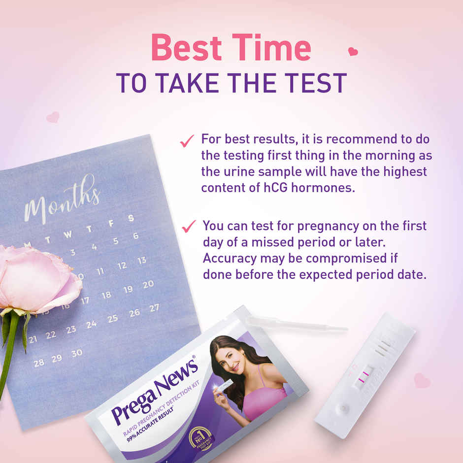 Prega News Value Pack One Step Urine Hcg Pregnancy Test Kit Device