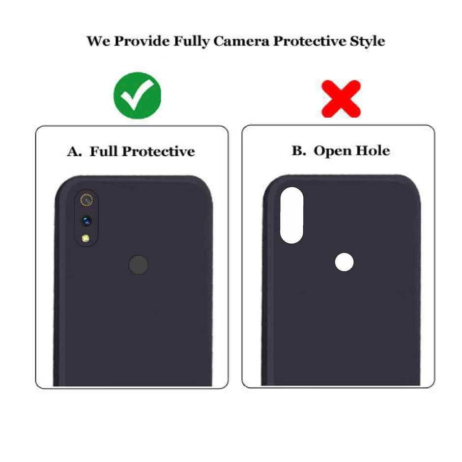 Artistque Case for Realme 3 Pro Back Cover - Plain Liquid Silicone