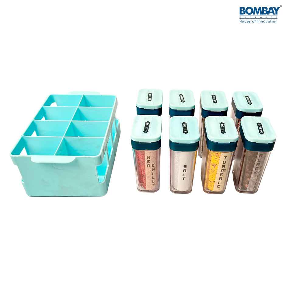 Spice and Masala Holder | With Tray Blue Colour
