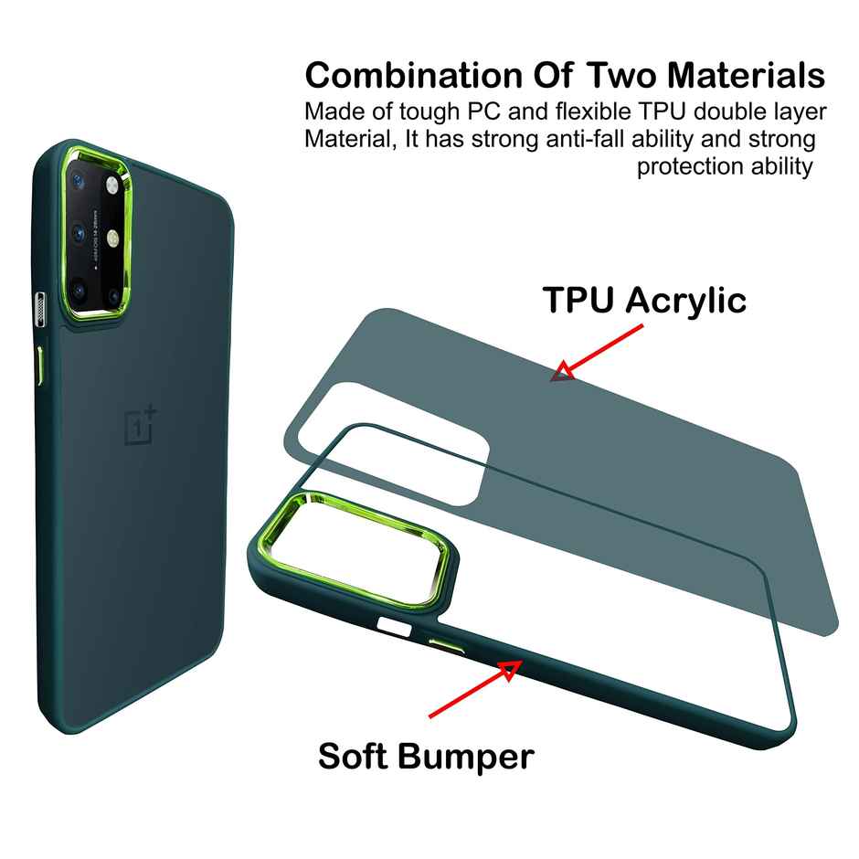 Artistque Case for Oneplus 8t Back Cover - colored Frosted Stylish Cover