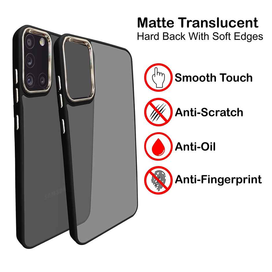 Artistque Case for Samsung Galaxy A31 Back Cover - colored Frosted Stylish Cover