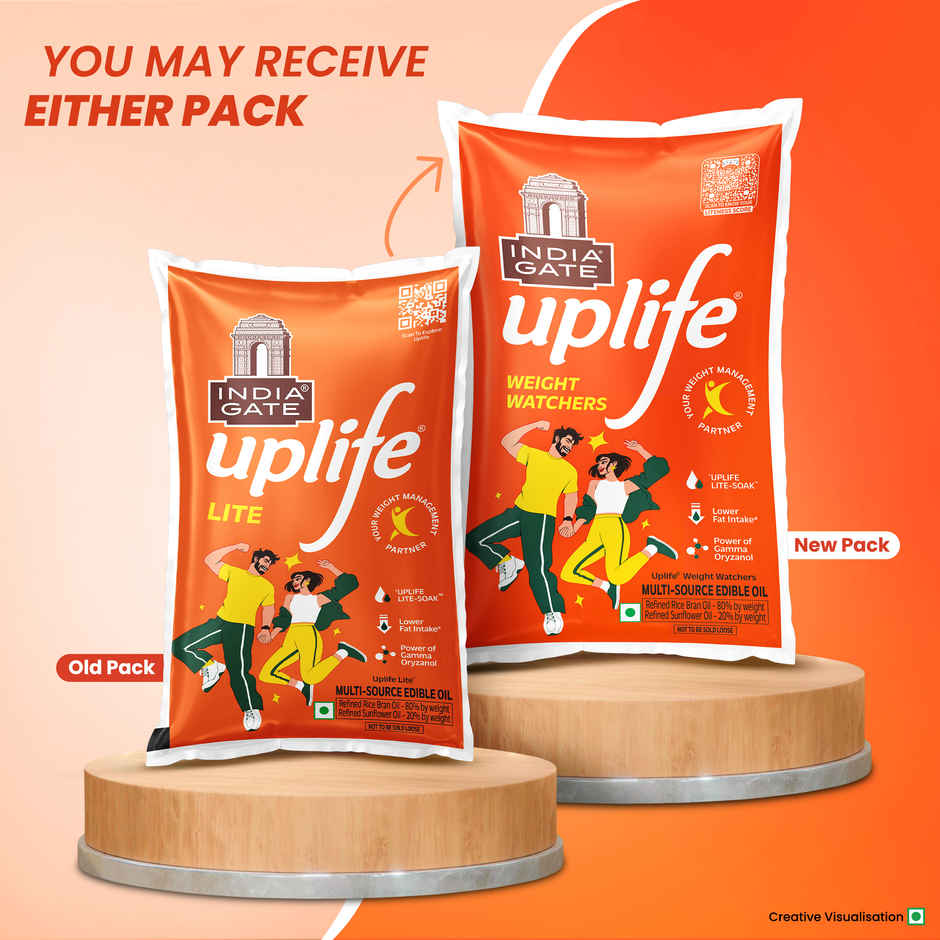 India Gate Uplife Weight Watchers Oil | Light Cooking Oil