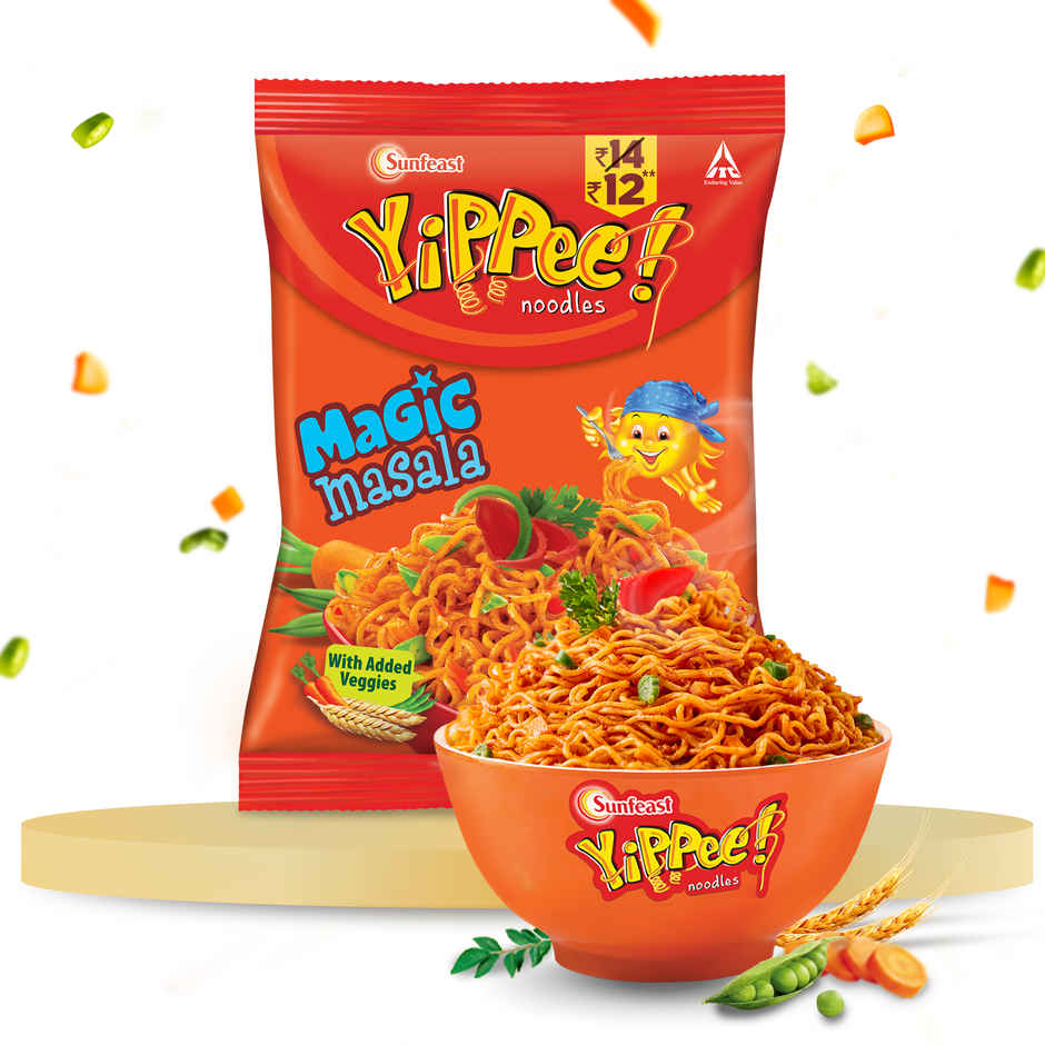 YiPPee! Magic Masala Noodles with Added Veggies - The Better Noodles