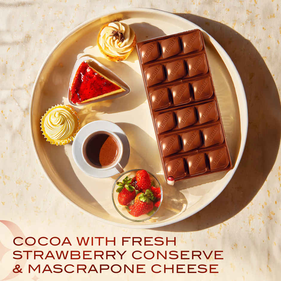 Fabelle Luxury Chocolates Strawberry Cheesecake Handcrafted Bar