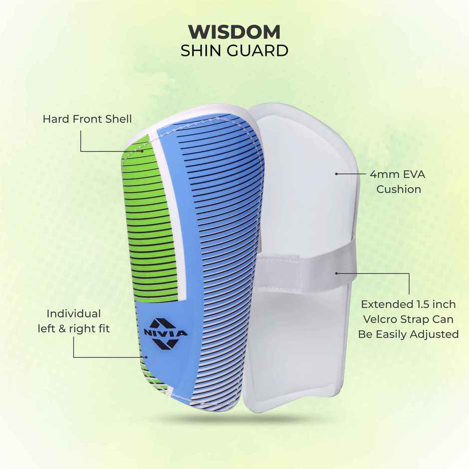 Nivia Wisdom-2018 Shinguard Small - White