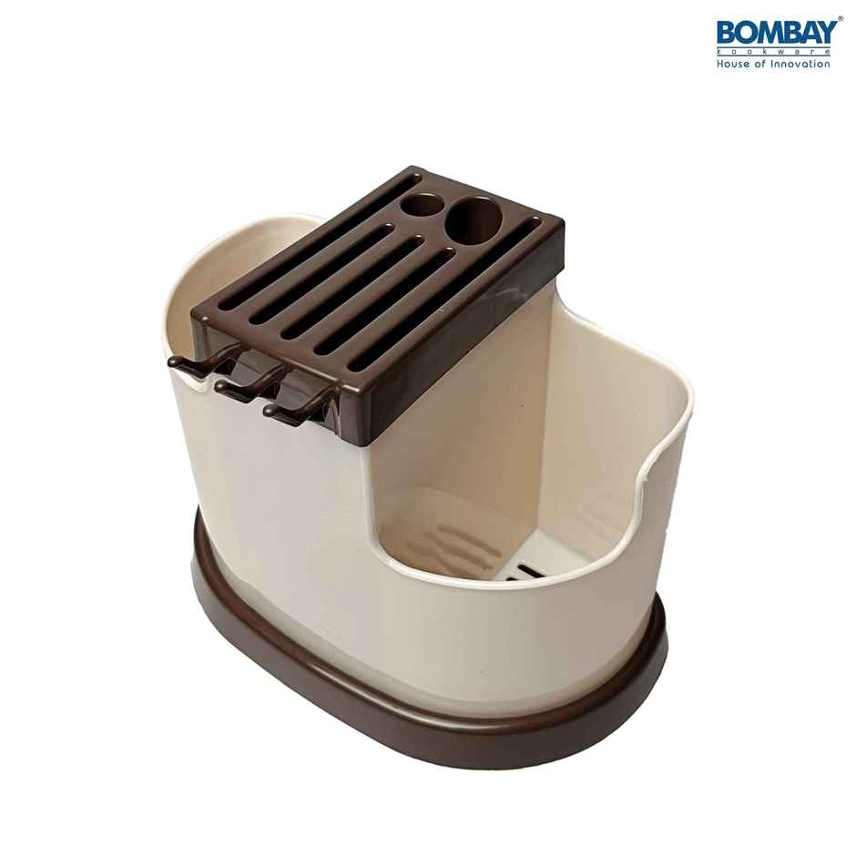 Empty Cutlery Holder | Brown