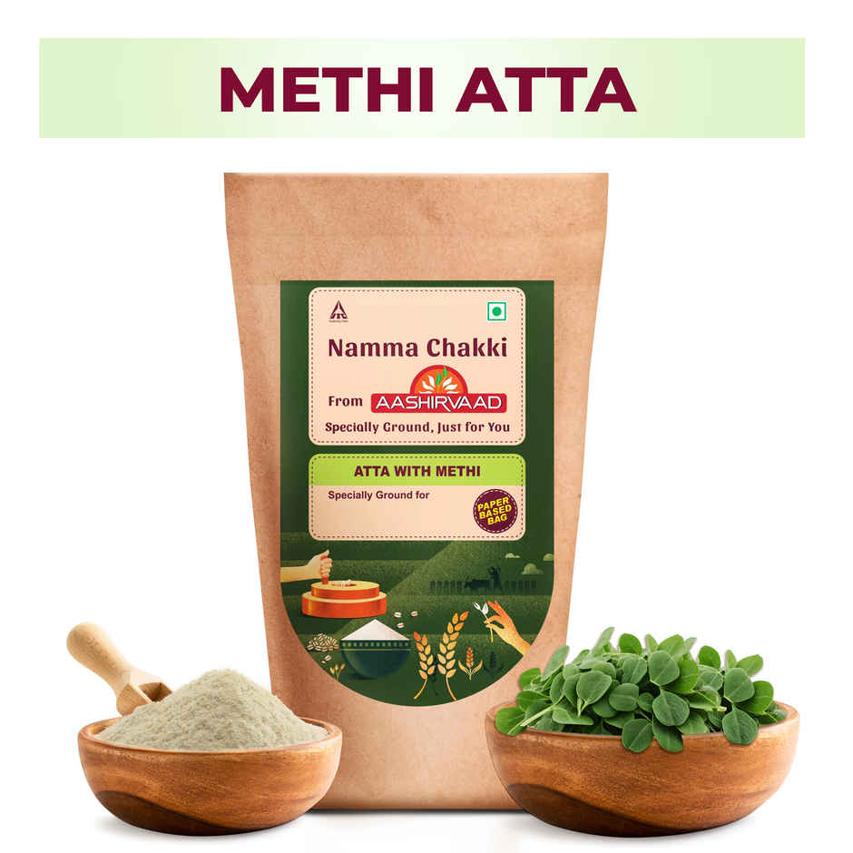 Namma Chakki Methi Atta By Aashirvaad, 1kg