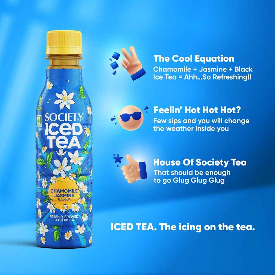 Society Iced Tea Chamomile Jasmine Flavour Bottle