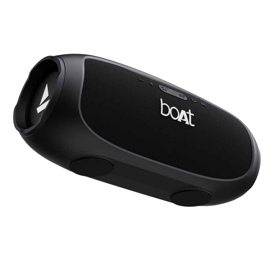 boAt Stone Ignite Bluetooth Speaker w/ 90 W RMS Sound, 5H Playtime, RGB LEDs & BTv5.3 (Jade Black)