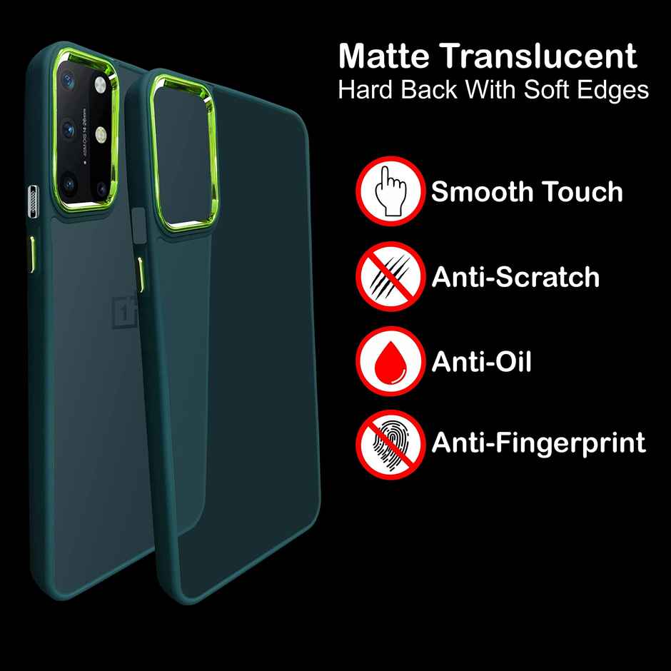 Artistque Case for Oneplus 8t Back Cover - colored Frosted Stylish Cover