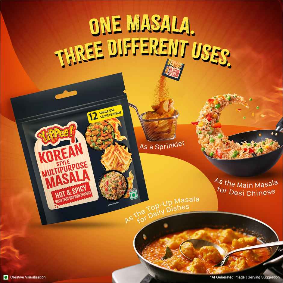 YiPPee! Korean Style Hot & Spicy Multipurpose Masala