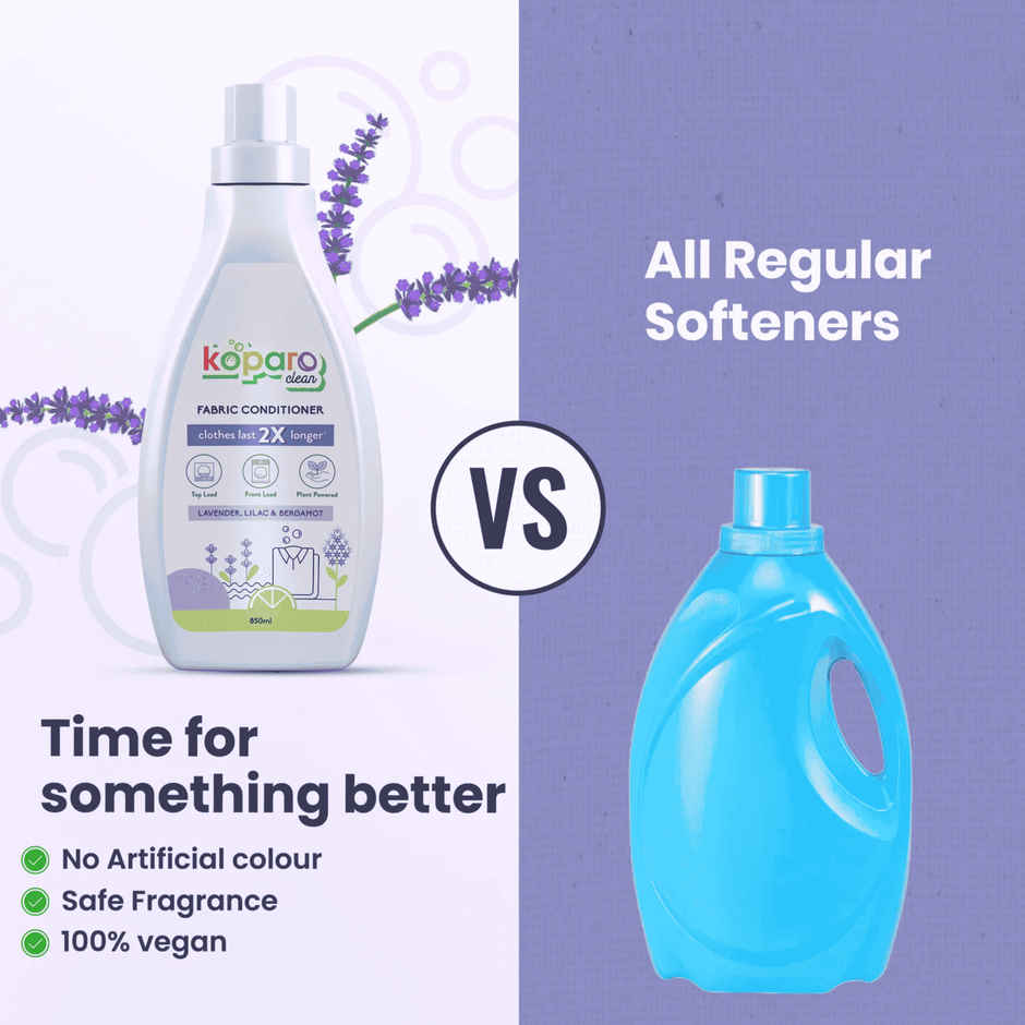 Koparo Clean After Wash French Lavender Fabric Conditioner | 100% vegan Combo