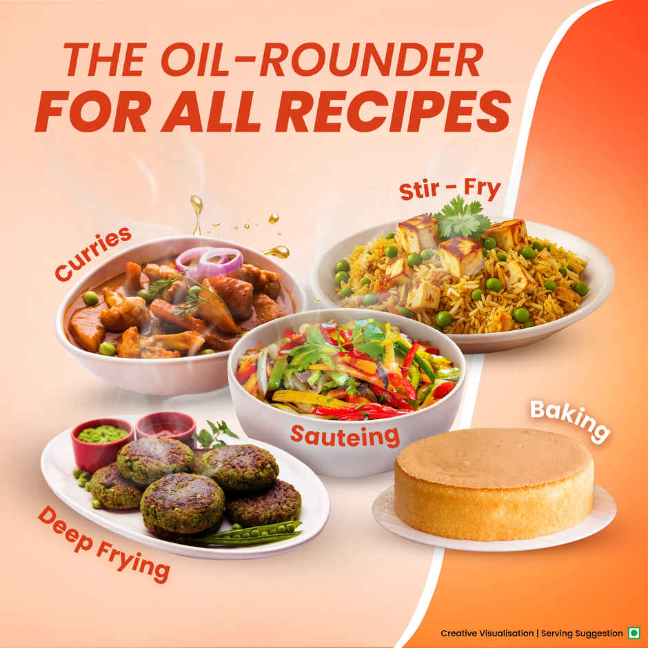 India Gate Uplife Weight Watchers Oil | Light Cooking Oil