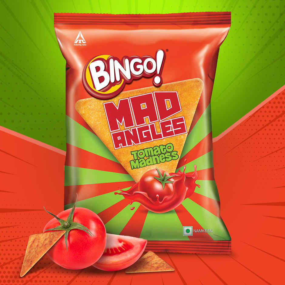 Bingo! Mad Angles Tomato Madness | Tangy & Crunchy