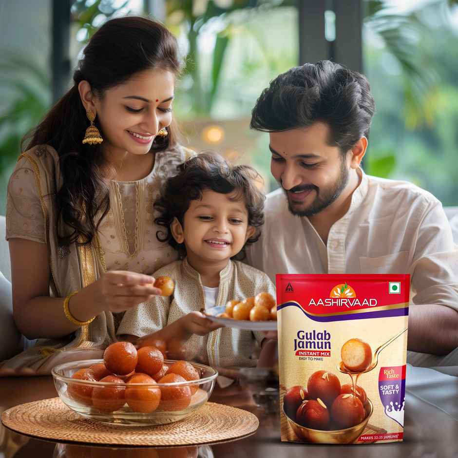 Aashirvaad Instant Mix Gulab Jamun