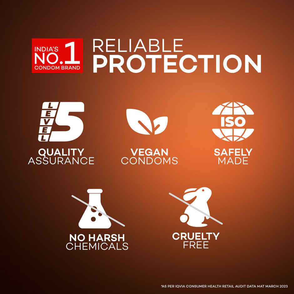 Manforce Xotic 2 in 1 | Contoured, Dotted Chocolate Flavoured Condoms