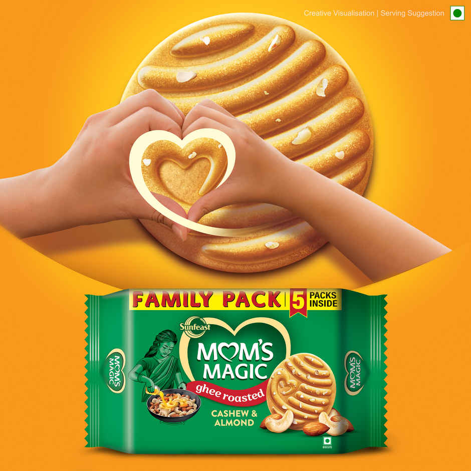 Ghee Roasted Cashew & Almond Biscuits by Sunfeast Mom's Magic