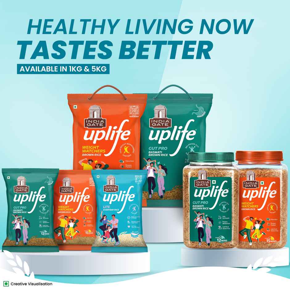 India Gate Uplife Lite Everyday Rice | Stay Active