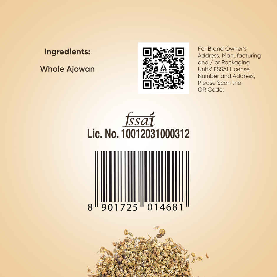 Aashirvaad Pure Whole Ajwain Seeds