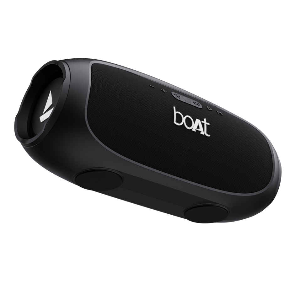 boAt Stone Ignite Bluetooth Speaker w/ 90 W RMS Sound, 5H Playtime, RGB LEDs & BTv5.3 (Jade Black)