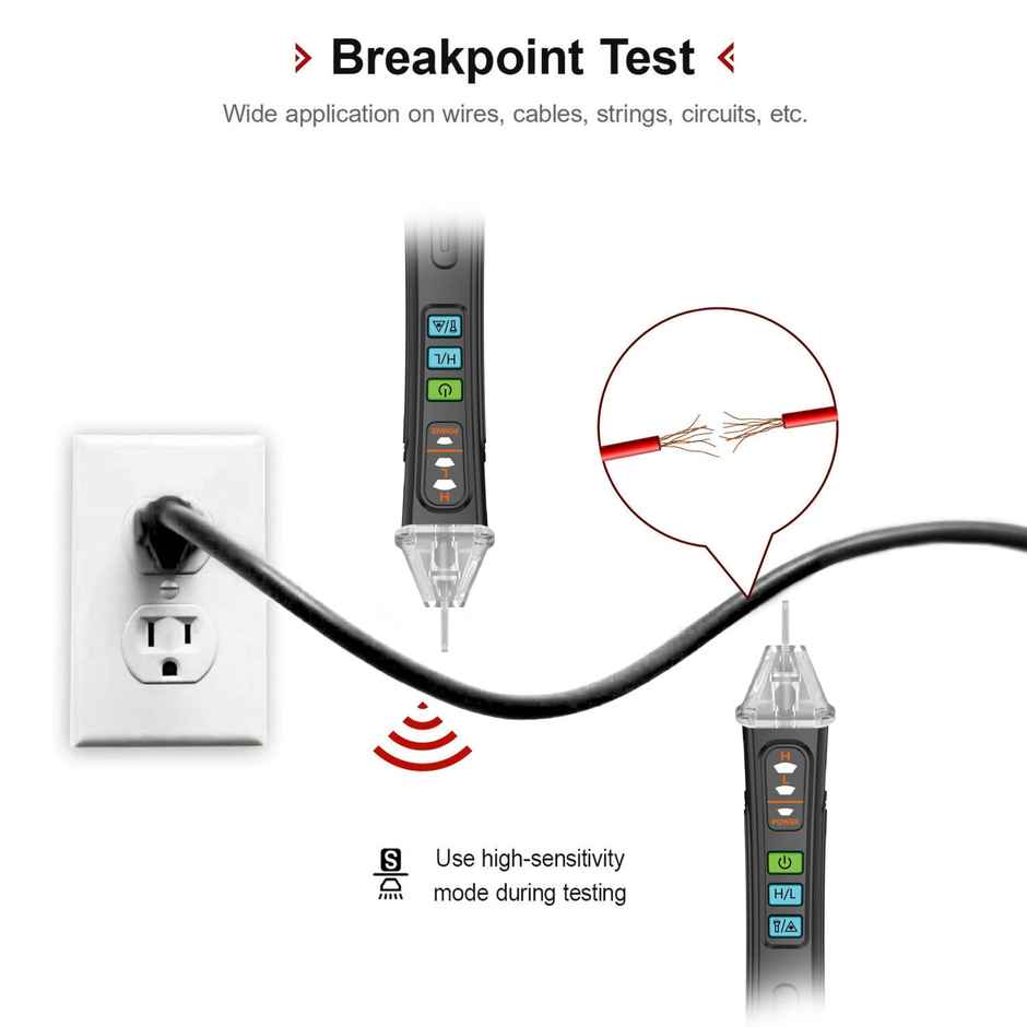 Themisto Th-M11 Non Contact Ac Voltage Tester (12-1000V)