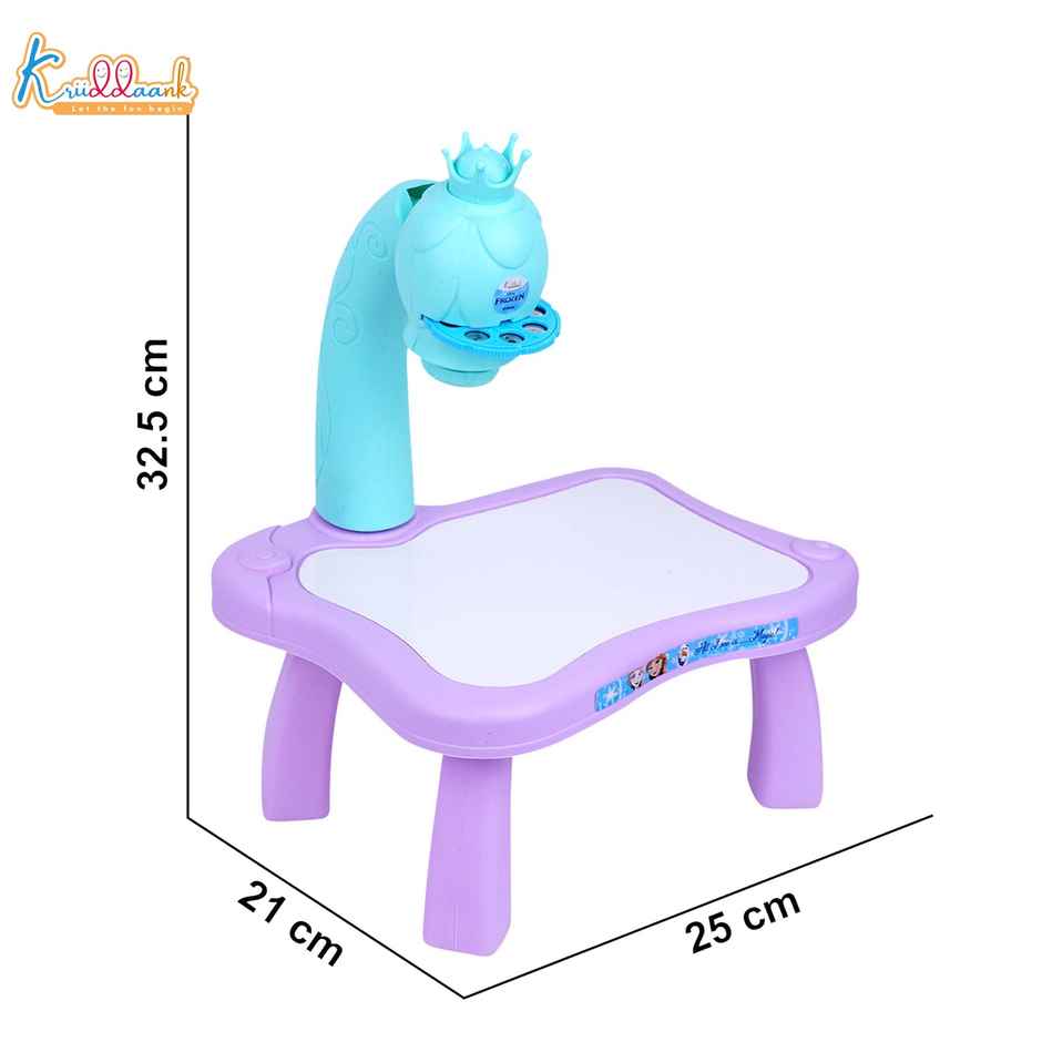 Kriiddaank Disney Frozen Tracing Projector Smart Sketcher Drawing Board with 24 Patterns and Pens