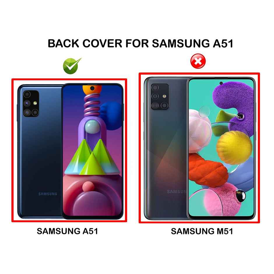 Artistque Case for Samsung Galaxy A51 Back Cover - Plain Liquid Silicone