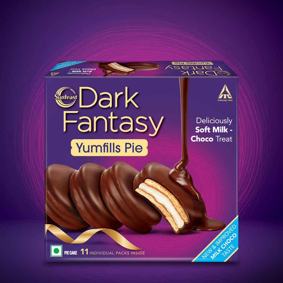Sunfeast Dark Fantasy Yumfills Rich Chocolate Pie Cake